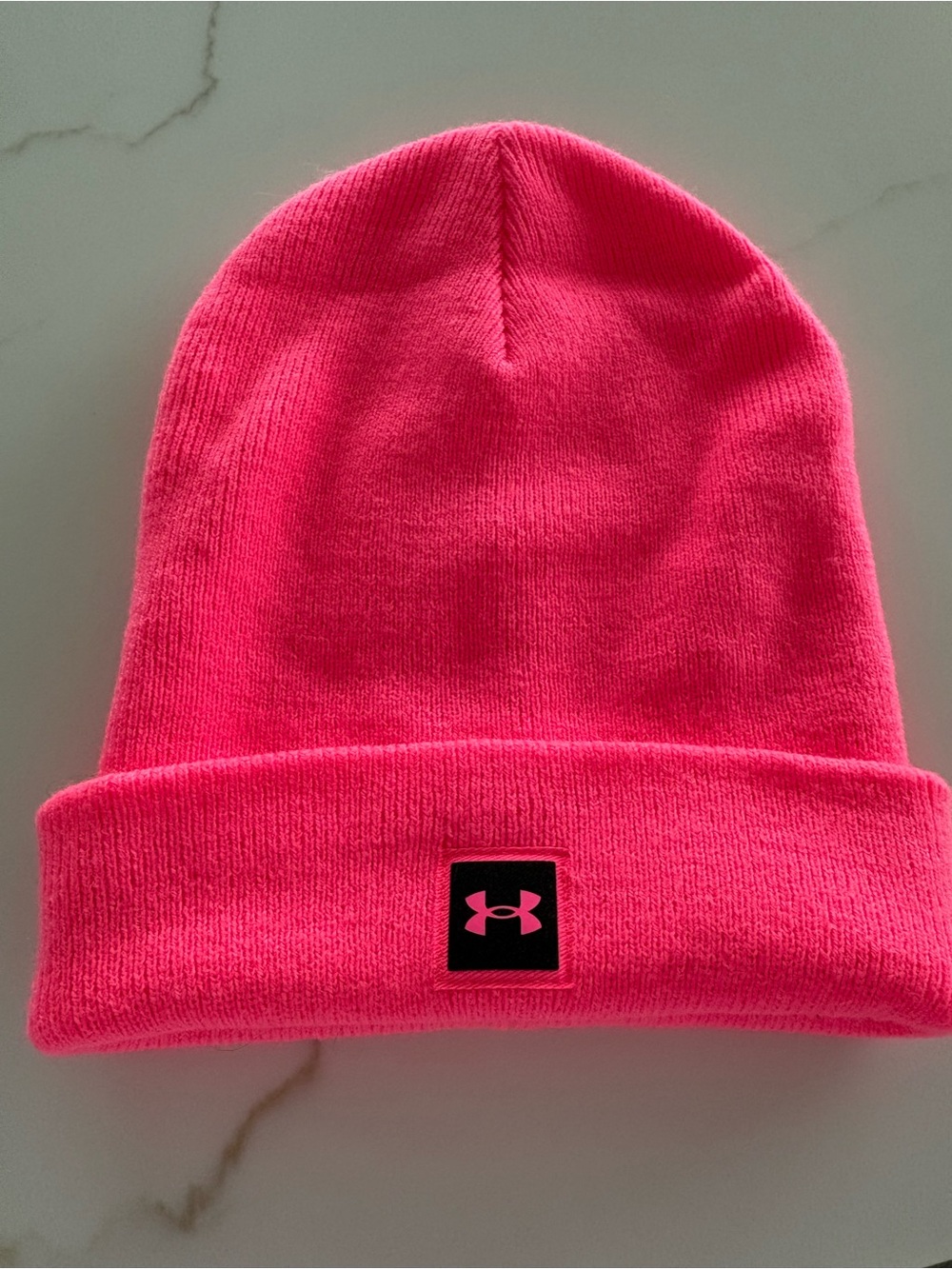 Under Armour Hot Pink Knit Beanie